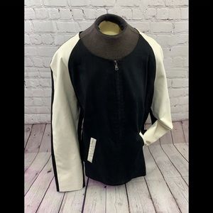 Lane Bryant Vegan Leather/ Fabric Jacket 🧥